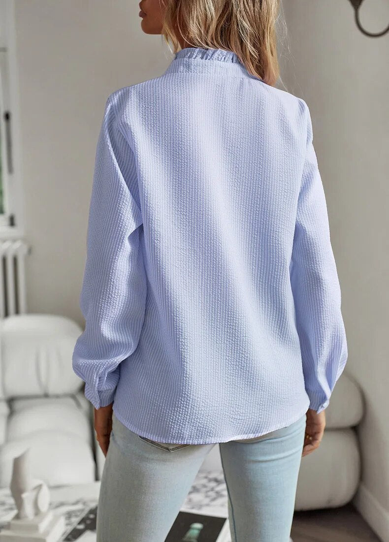 Women's Solid Satin Blouse