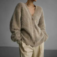 Women's Solid Cashmere Cardigan