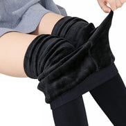 Women's Solid Velvet Leggings