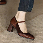 Women's Leather Pump Shoes