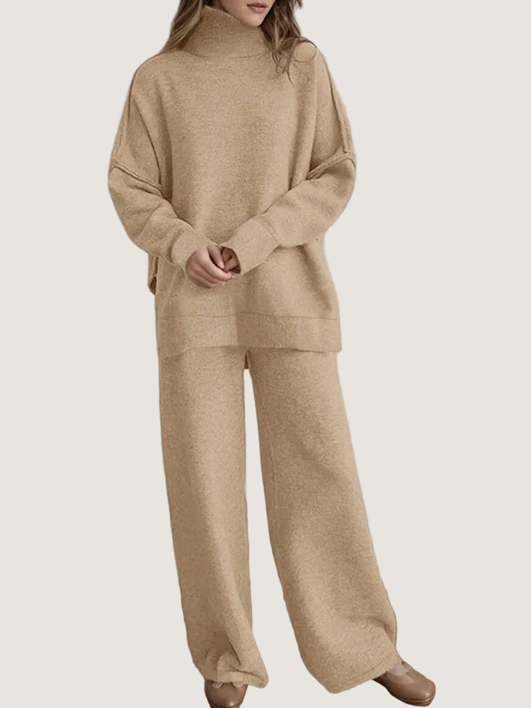 Women's Solid Knit Jumper Set