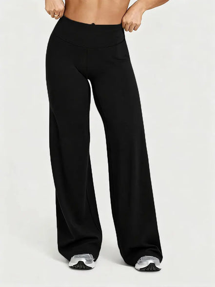 Women's Nude Soft Slim-Fit Yoga Pants for Gym & Running – Plus Size.