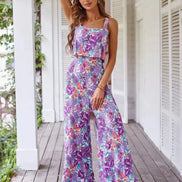 Women's Floral Crepe Jumpsuit