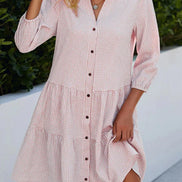 Women's Solid Crepe Midi Dress