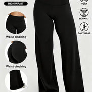 Women's Nude Soft Slim-Fit Yoga Pants for Gym & Running – Plus Size.