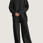 Women's Solid Knit Jumper Set
