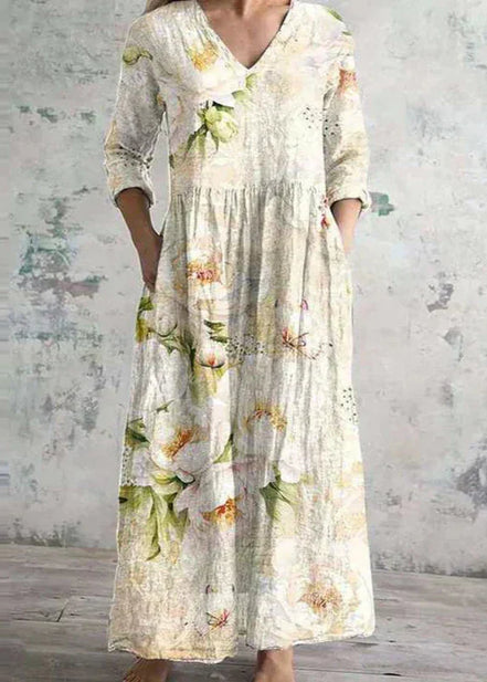 Women's Floral Lightweight Cotton Dress