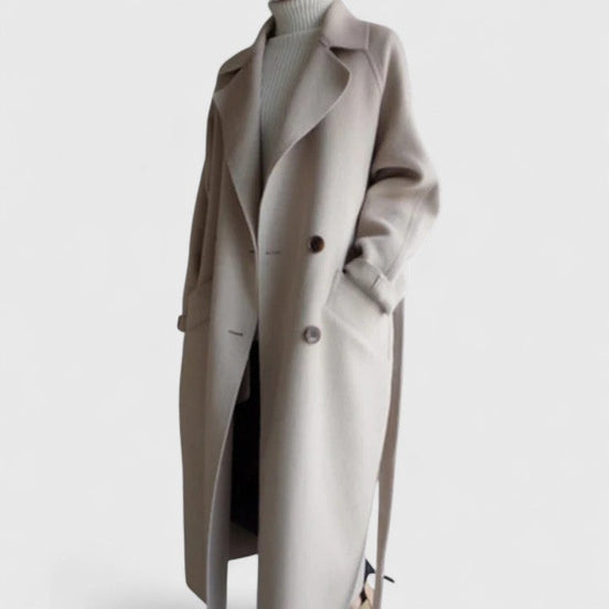 Women's Solid Wool Coat