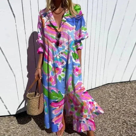 Women's Boho Cotton Dress