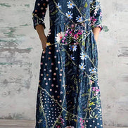 Women's Floral Lightweight Cotton Dress