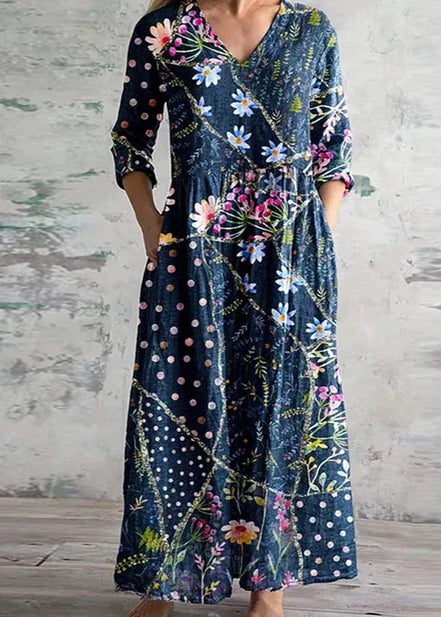 Women's Floral Lightweight Cotton Dress
