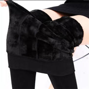 Women's Solid Velvet Leggings