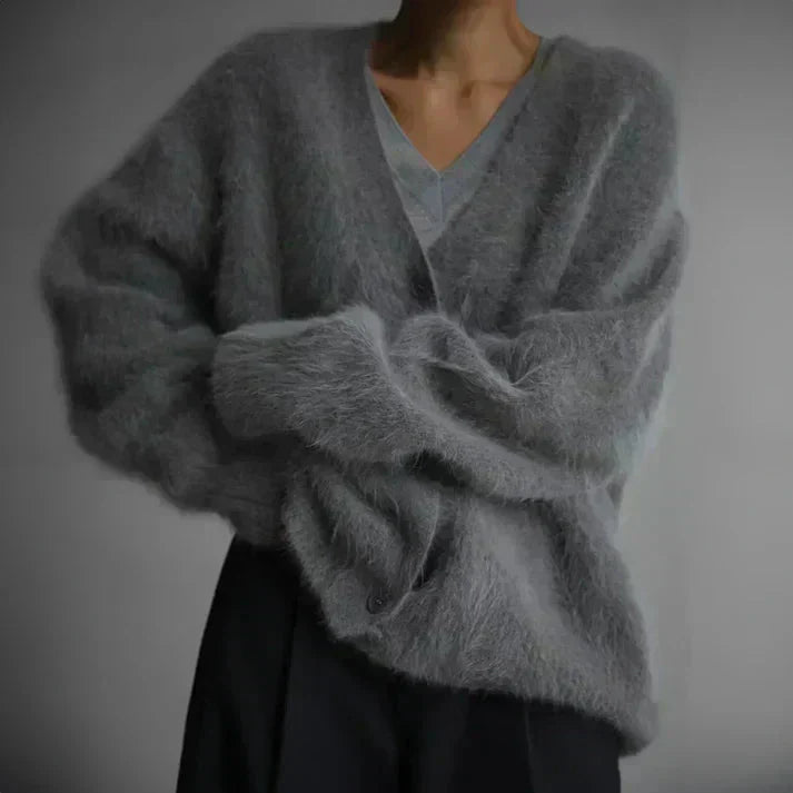 Women's Solid Cashmere Cardigan