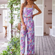 Women's Floral Crepe Jumpsuit