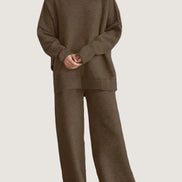 Women's Solid Knit Jumper Set