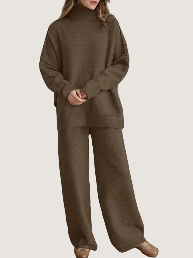 Women's Solid Knit Jumper Set