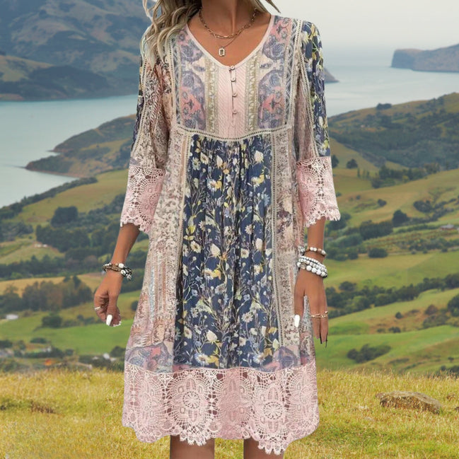 Women's Boho Viscose Dress
