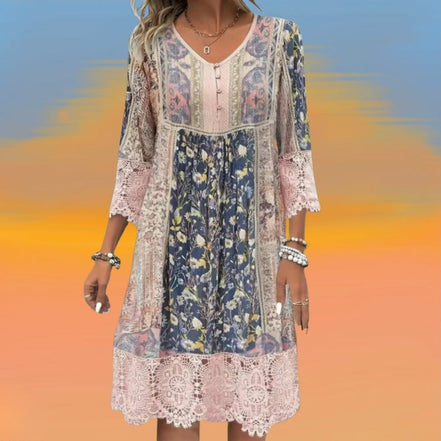 Women's Boho Viscose Dress