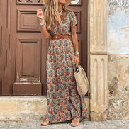 Women's Solid Viscose Maxi Dress