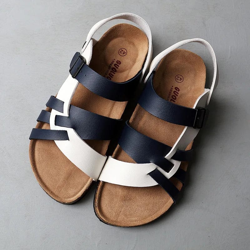 Women's Neutral Leather Sandals