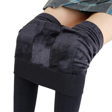 Women's Solid Velvet Leggings