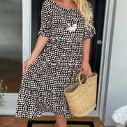 Women's Sable Jersey Midi Dress