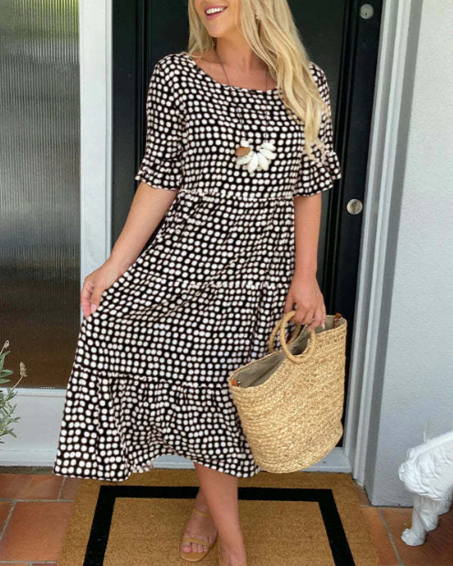 Women's Sable Jersey Midi Dress