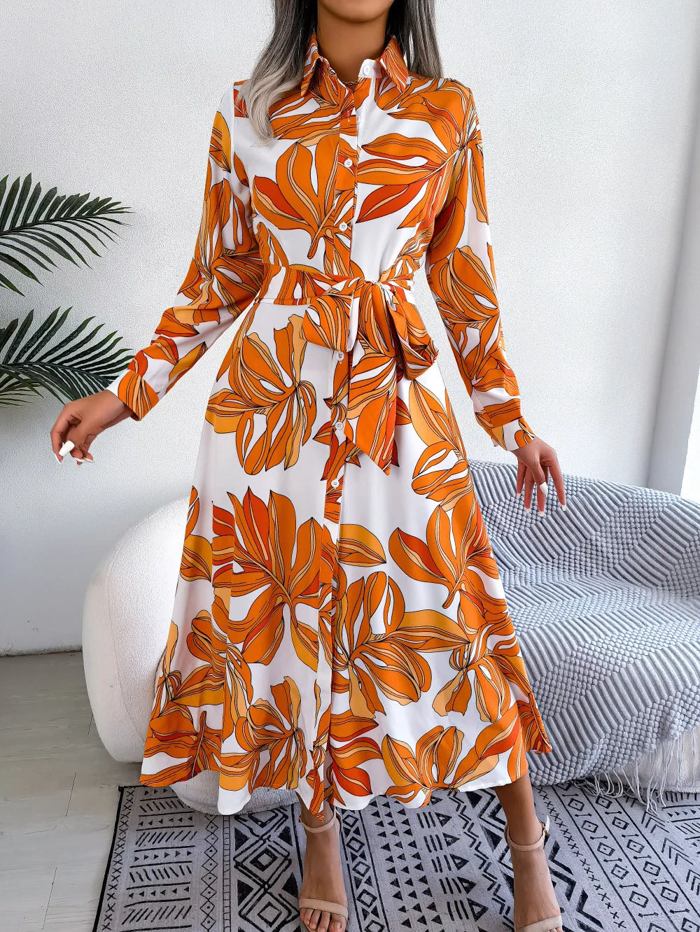 Women's Floral Cotton Dress