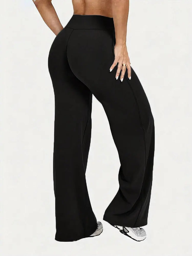 Women's Nude Soft Slim-Fit Yoga Pants for Gym & Running – Plus Size.