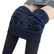 Women's Solid Velvet Leggings