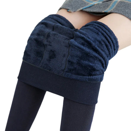Women's Solid Velvet Leggings