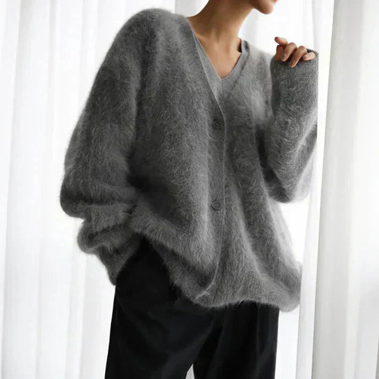 Women's Solid Cashmere Cardigan