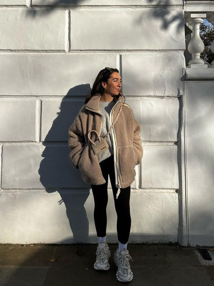 Women's Solid Fleece Jacket