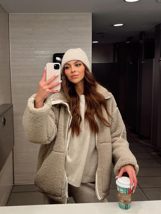 Women's Solid Fleece Jacket