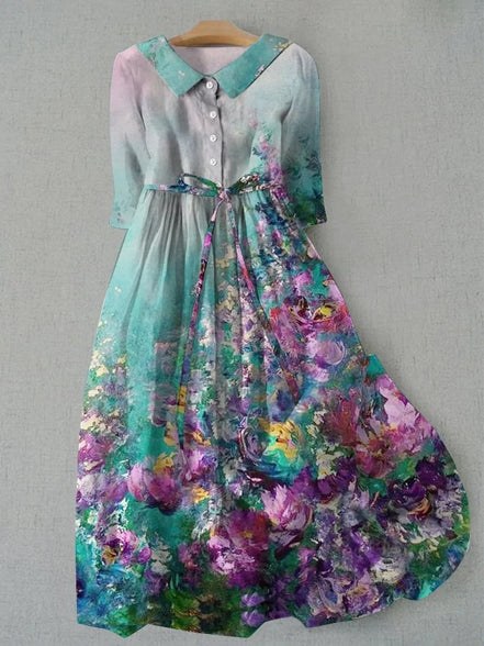 Women's Floral Cotton Dress