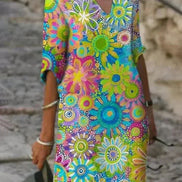 Women's Floral Midi Dress