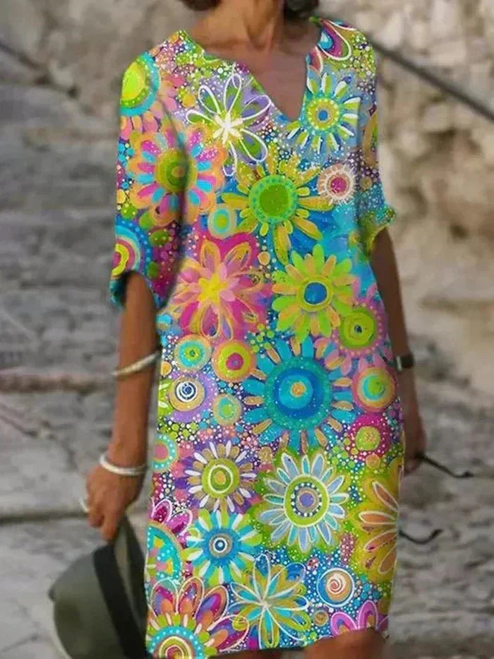 Women's Floral Midi Dress
