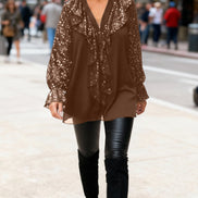 Women's Solid Cotton Blouse
