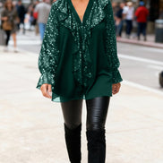 Women's Solid Cotton Blouse
