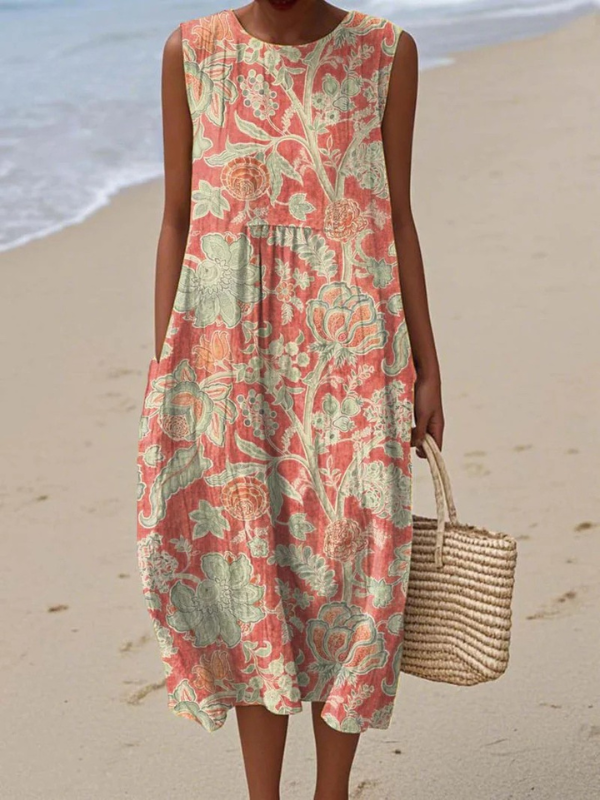 Women's Floral Midi Dress