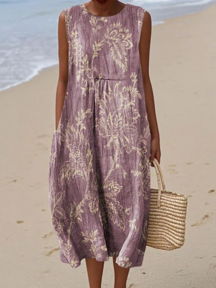 Women's Floral Midi Dress
