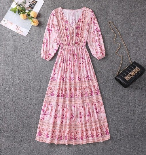 Women's Boho Cotton Dress
