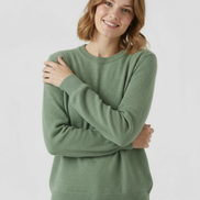 Women's Wool Knit O-Neck Sweater