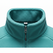 Women's Fleece Zip Up Turtleneck Sweatshirt