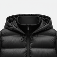 Women's Hooded Zip Up Turtleneck Jacket