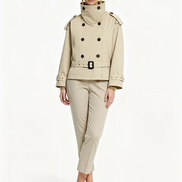 Women's Double Breasted Trench Coat