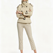 Women's Double Breasted Trench Coat