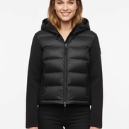 Women's Hooded Zip Up Turtleneck Jacket