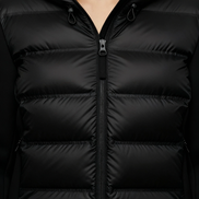 Women's Hooded Zip Up Turtleneck Jacket