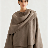Women's Single Breasted Woven Coat